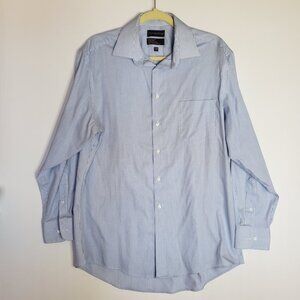 Covington Long Sleeve Button Up Shirt Mens Size M Wrinkle Free Stain Free NWOT